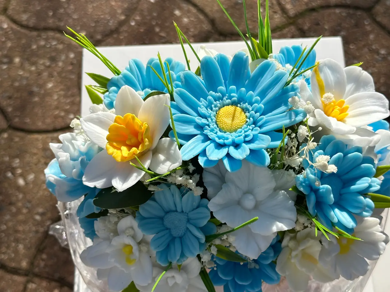 Billede 2 - 🌸 Smuk dekorativ buket lavet af sæbeblomster – vi