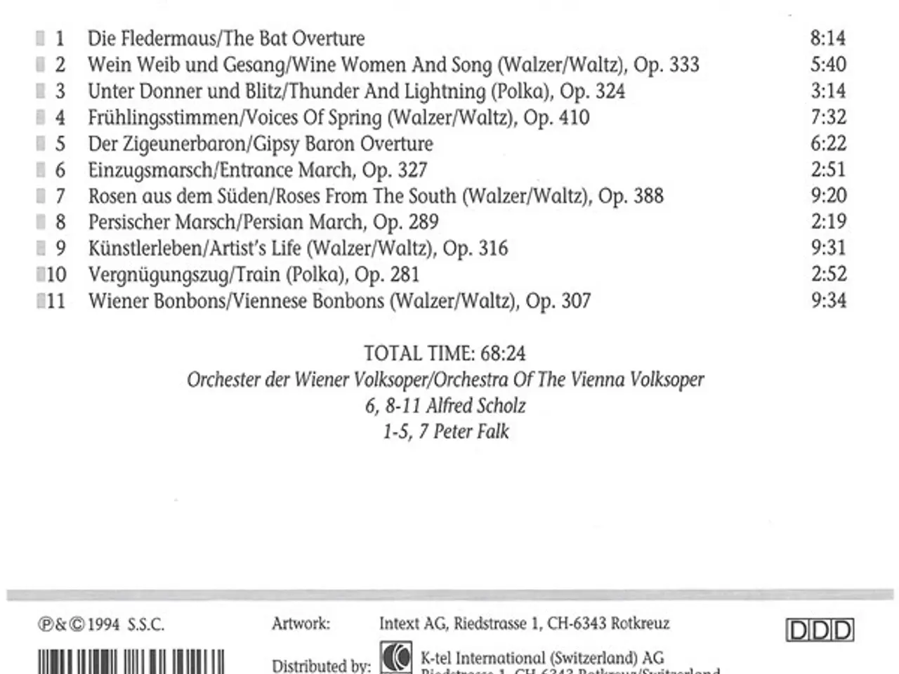 Billede 2 - Johann Strauss (Sohn)* – Ein Strauss Festival – CD