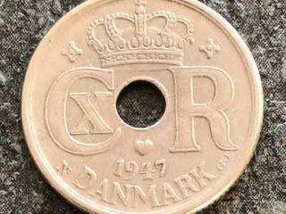 10 Øre 1947 i pæn kvalitet.