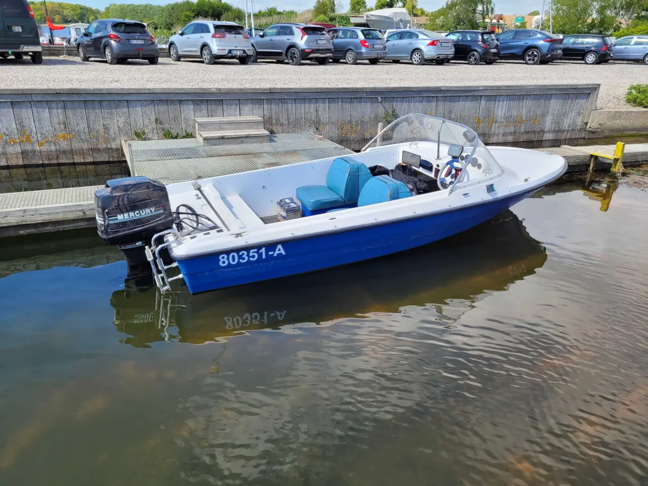 Billede 1 - 16fods almarine speedbåd med 40hk mercury