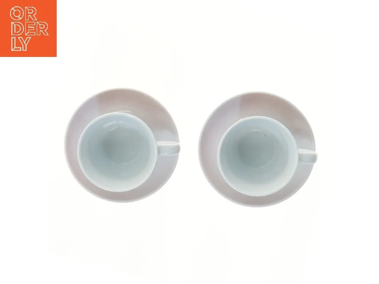 Billede 2 - Kaffekopper med underkopper fra Maisons (str. 2 stk Ø 9 cm længde 14 cm)