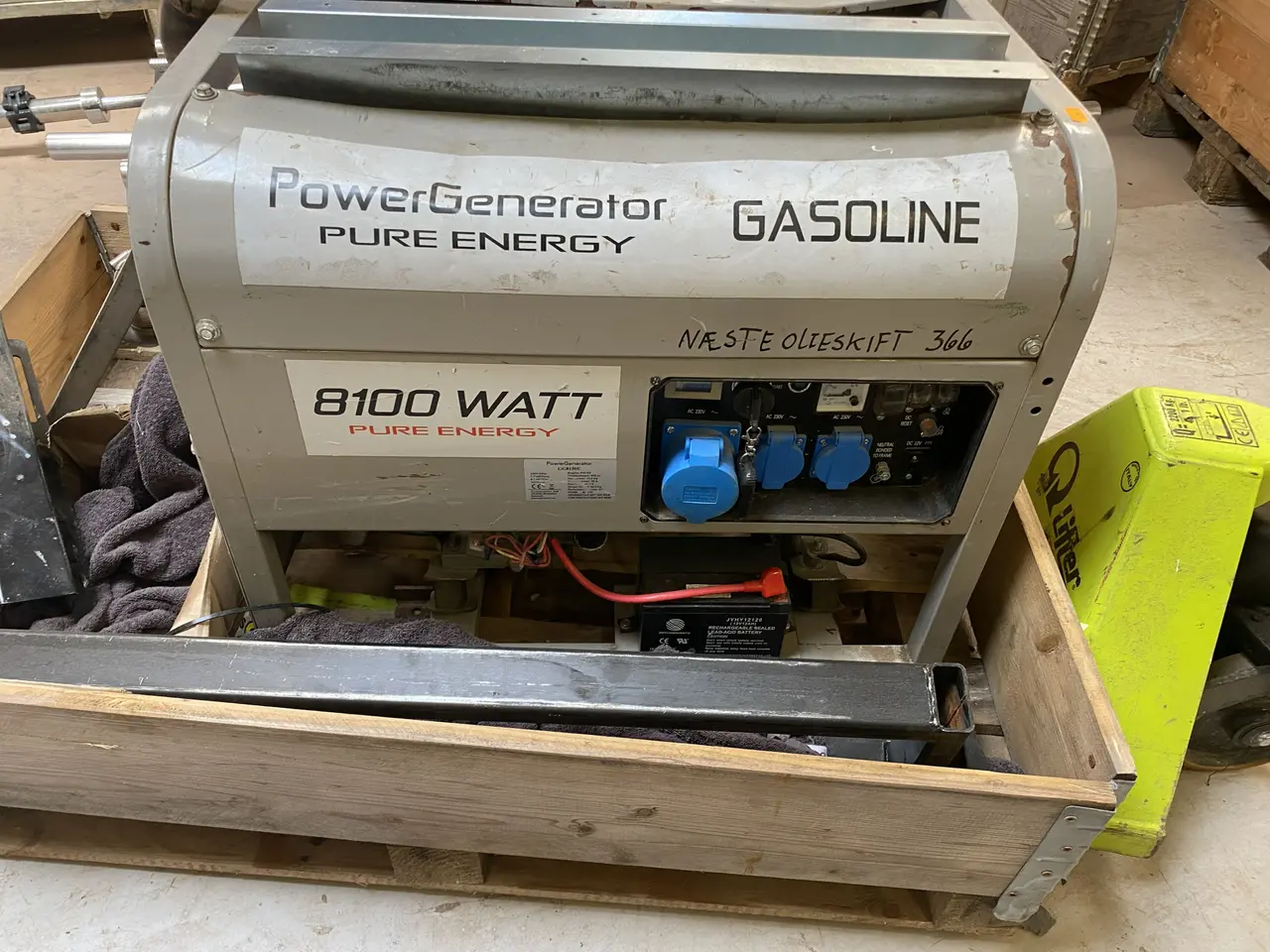 Billede 1 - Benzin Generator POWERGENERATOR 8100W