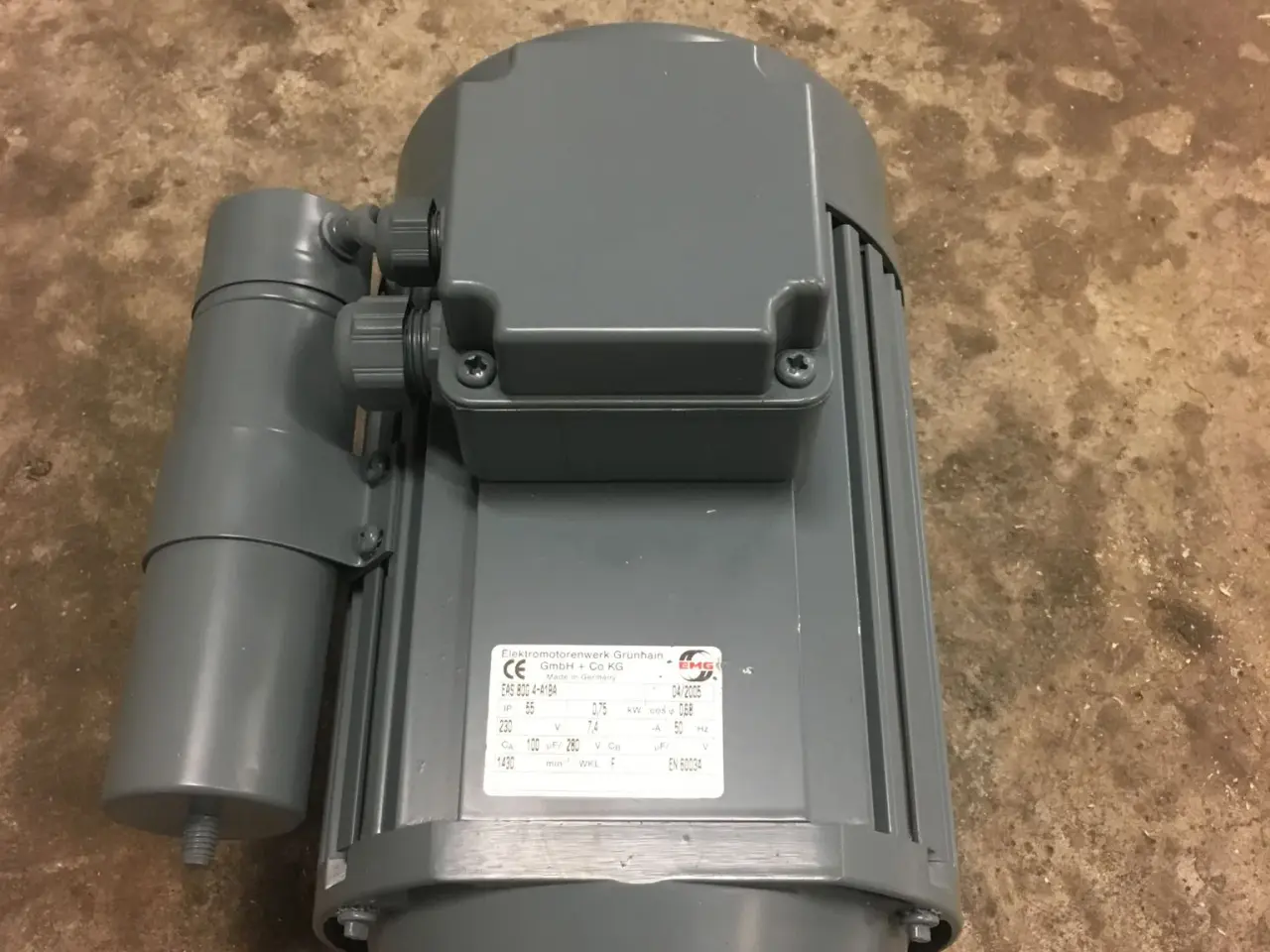 Billede 3 - 0,75 kW 1-faset motor