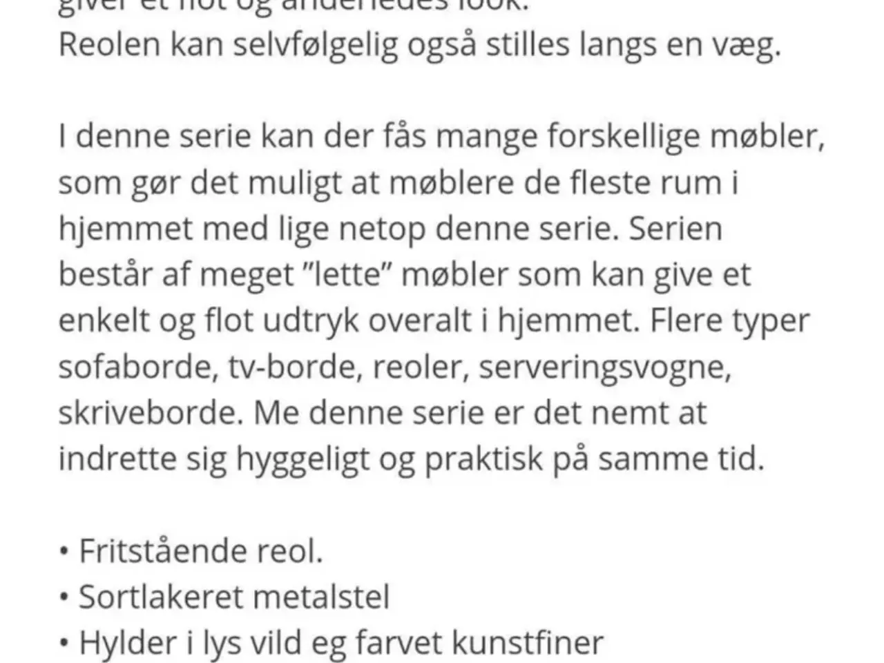Billede 2 - Metal og træ reol