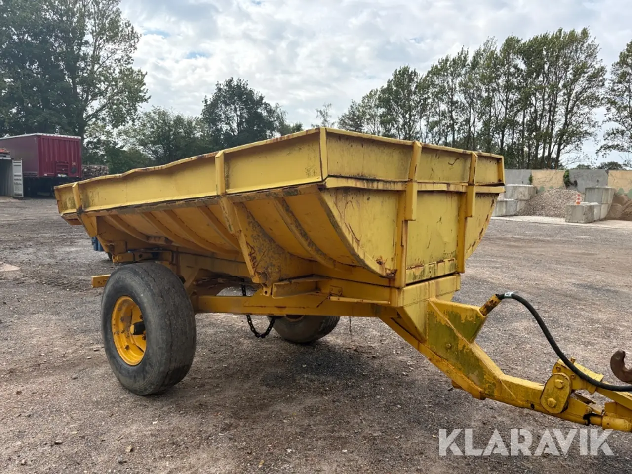 Billede 3 - Dumpervogn med hydraulisk tip til traktor