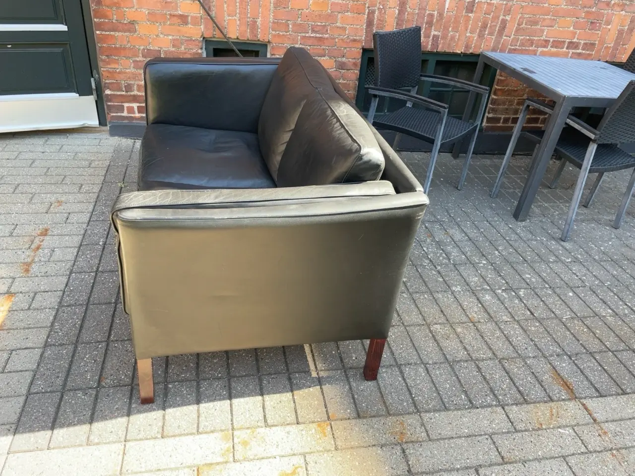 Billede 3 - Vintage lædersofa / 2-personers sofa – Stouby