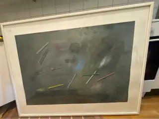 Steven Clark – signeret pastel & gouache –76 × 111
