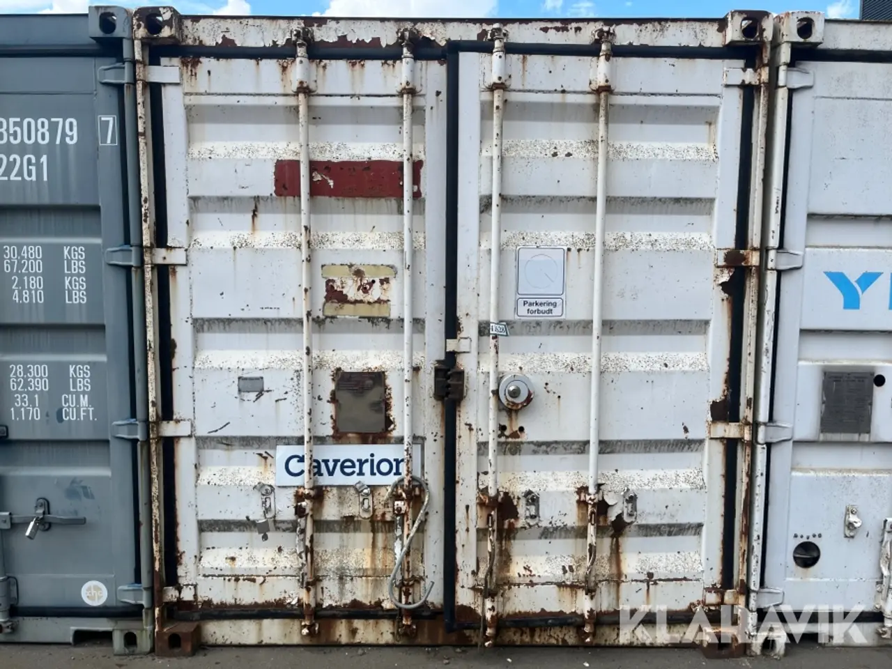 Billede 1 - 20Fods container med indhold løfte udstyr