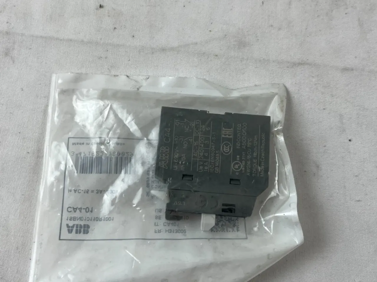 Billede 5 - ABB CA4-01 Auxiliary Contact Block 1SBN010110R1001