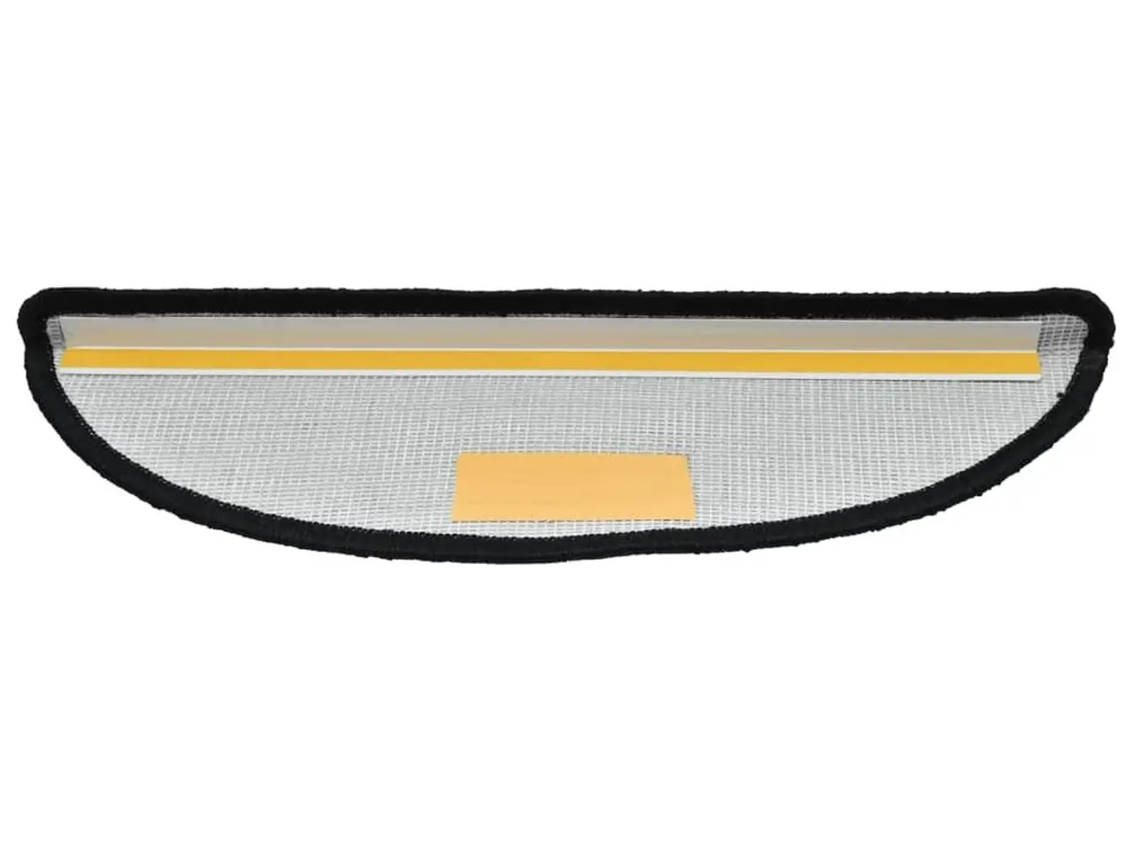 Billede 5 - Trappemåtter - 15 stk. halvrunde 56×17×3 cm - sort