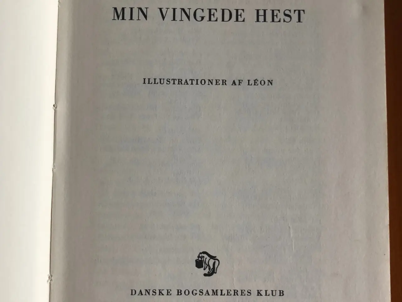 Billede 2 - Bog: Min vingede hest af Willy Breinholst