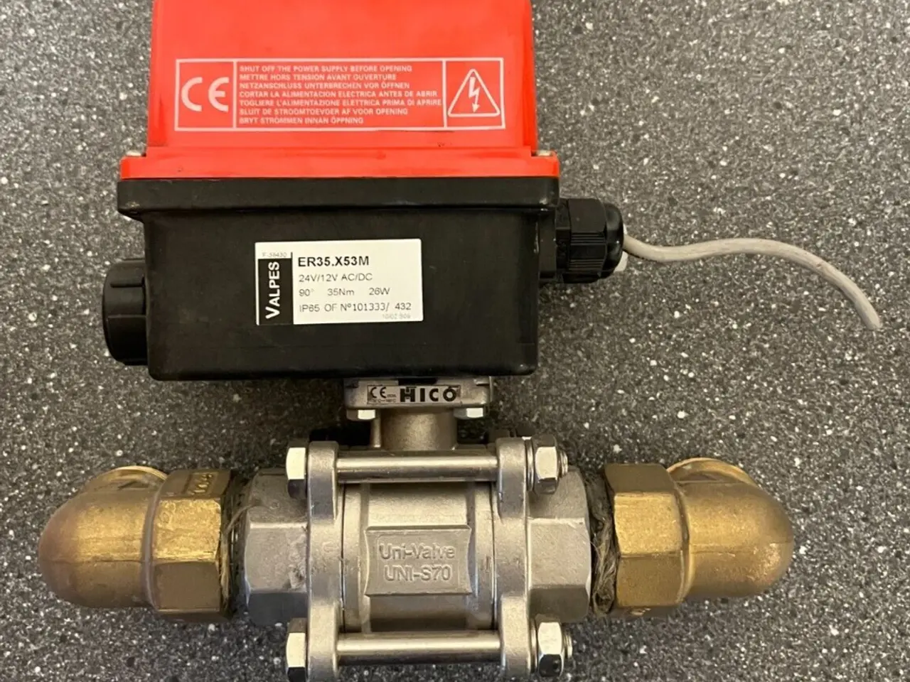 Billede 1 - Valpes ER35.X53M Electric Actuator med Uni-ventil
