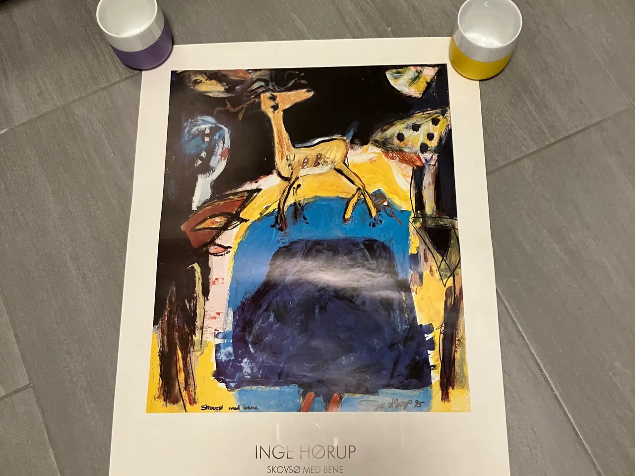 Billede 1 - Kunstplakat af Inge Hørup