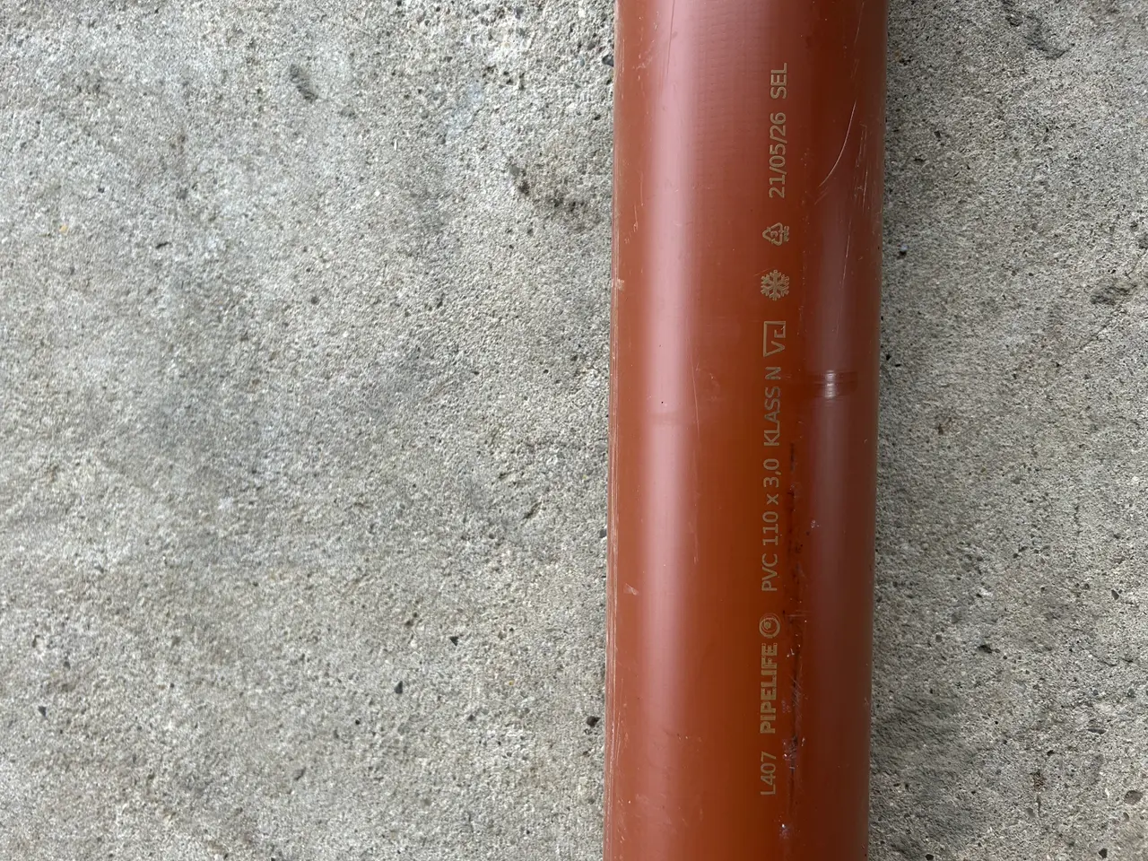 Billede 2 - 110 mm kloakrør.