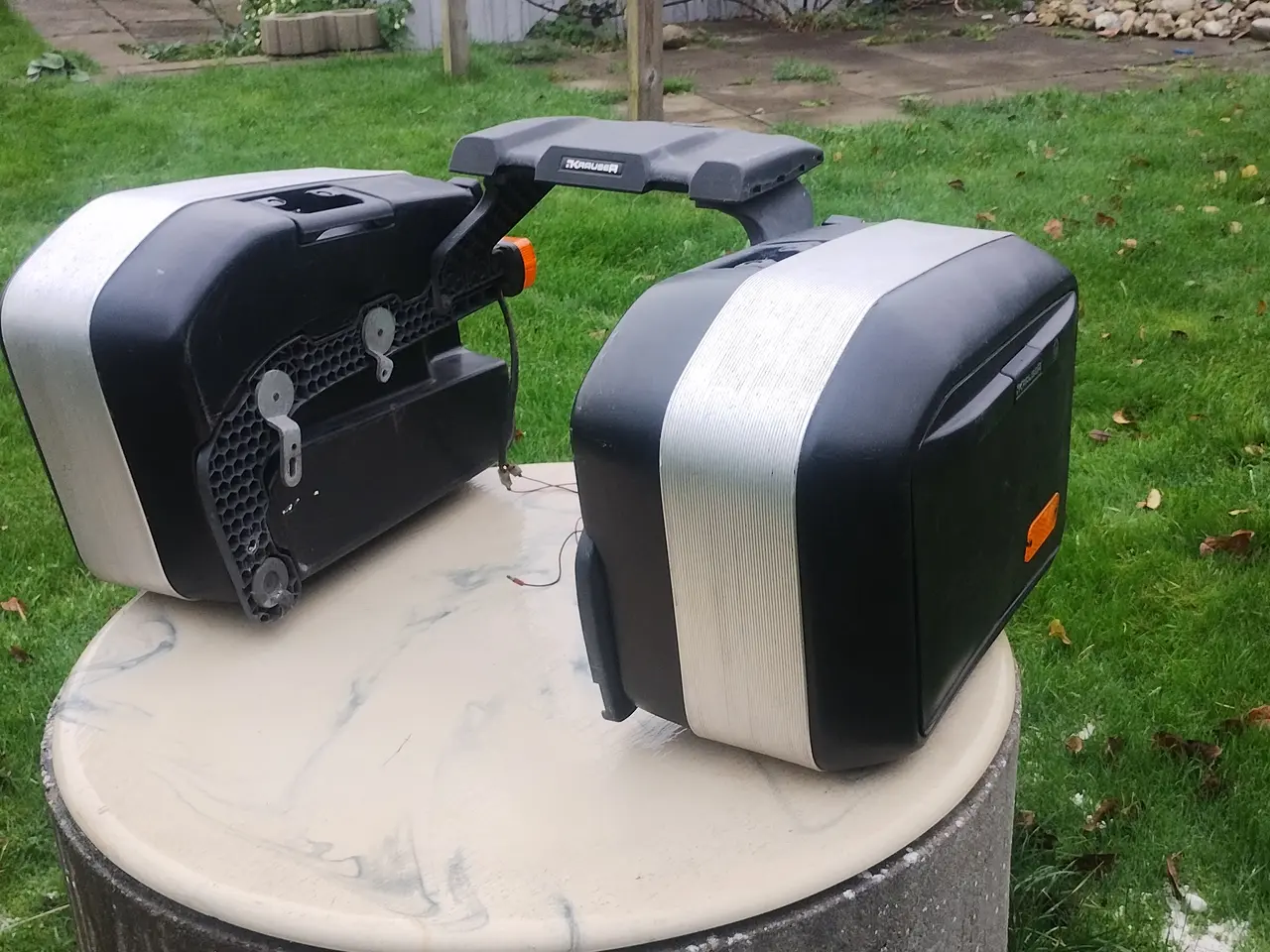 Billede 2 - Krauser bagagebære sidetaske beslag, nøgl pris fra