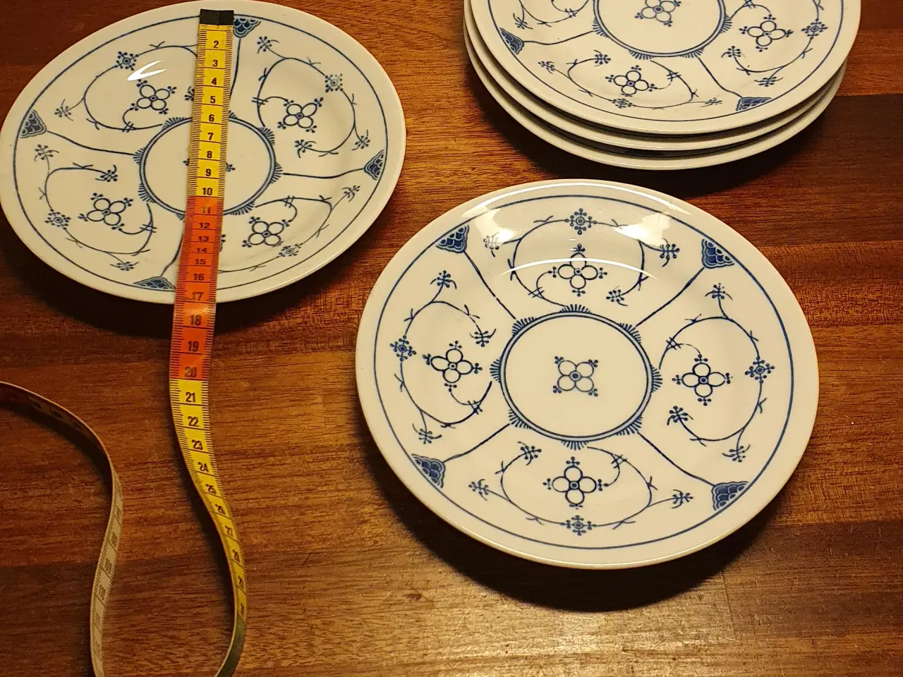 Billede 2 - 5 stk kagetallerkner fra 1950erne