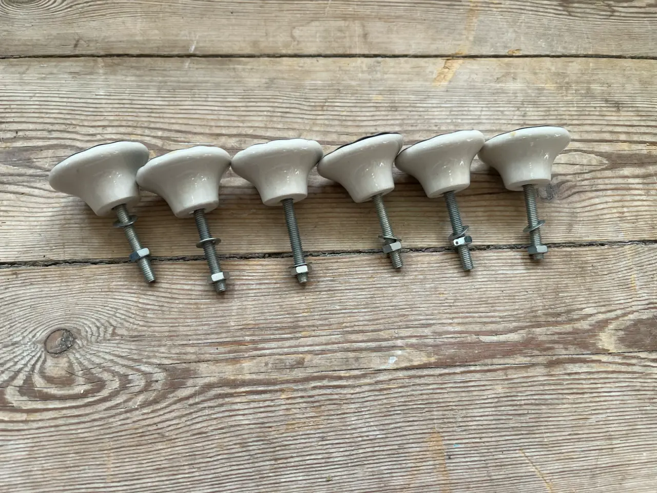 Billede 3 - Knopper i porcelæn /metal, blomster