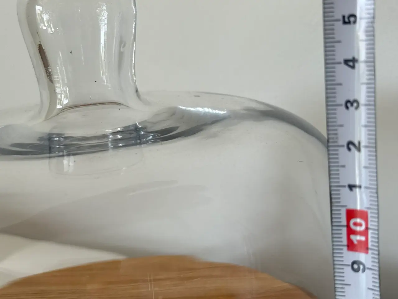 Billede 4 - Retro teak osteklokke m. glas
