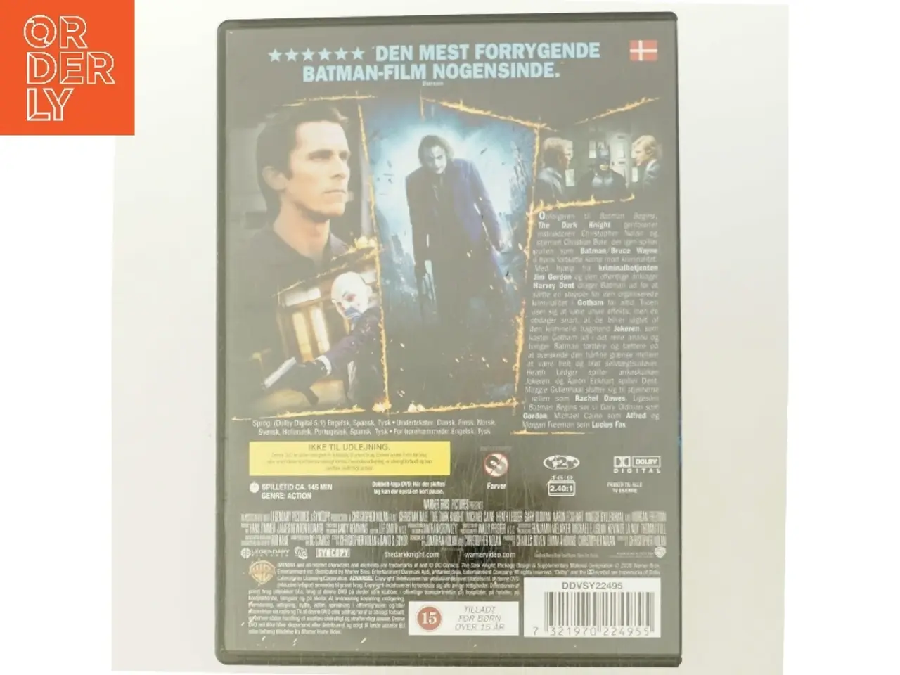 Billede 3 - The Dark Knight (Batman) (DVD) med Christian Bale (DVD)