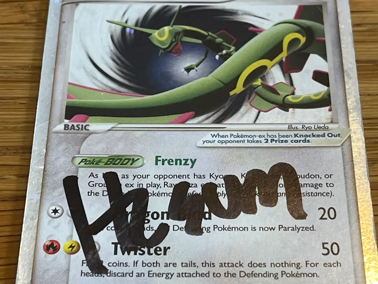 Billede 5 - Rayquaza ex promo 2006 med autograf