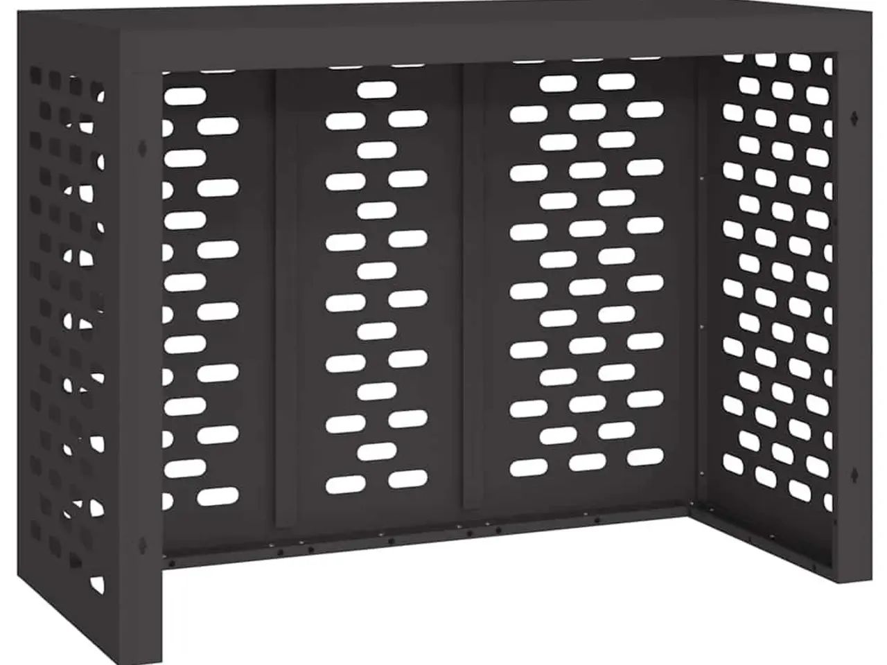 Billede 5 - Aircondition-cover i stål - sort 110 × 50 × 80 cm