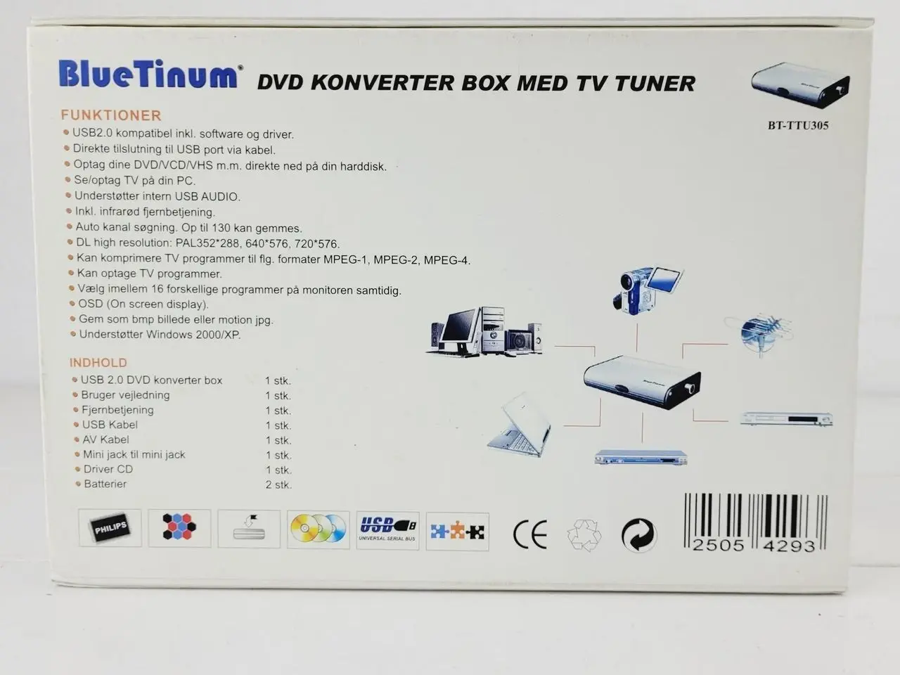Billede 5 - ⭐- BlueTinum DVD Konverter Box: Konverter VHS/DVD