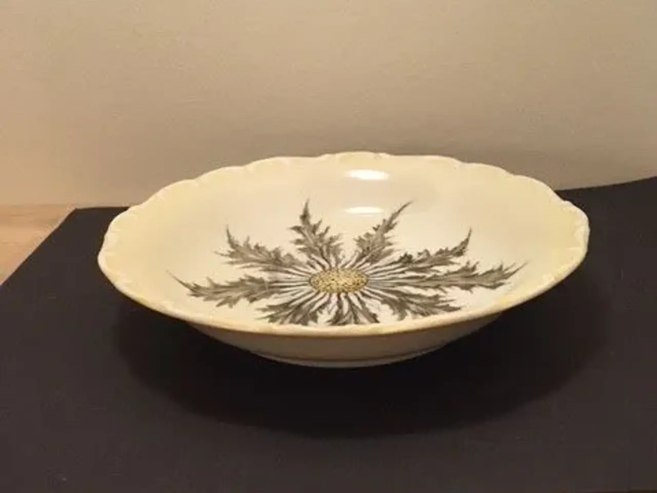 Billede 2 - Kageskål / fad, Tysk med tidselblomst