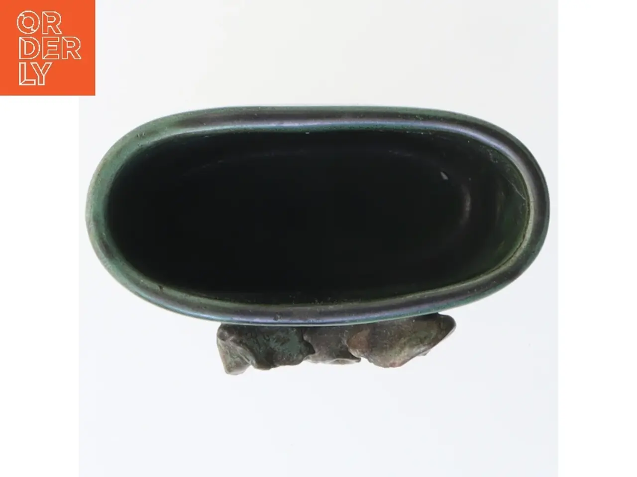 Billede 2 - Keramik krukke med dekorativt mønster (str. 7x6 cm)