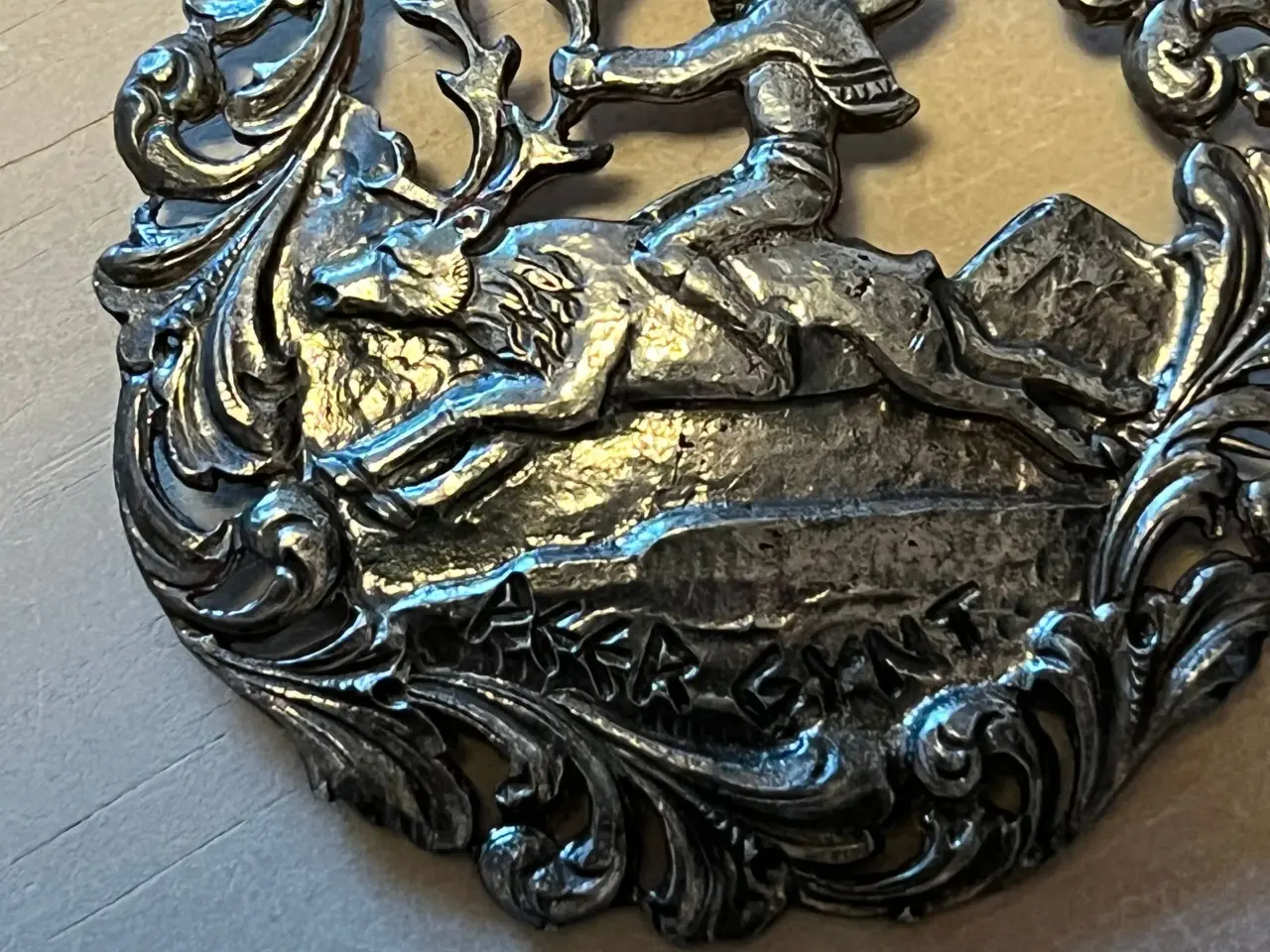 Billede 1 - Peer Gynt , broche Norsk tin