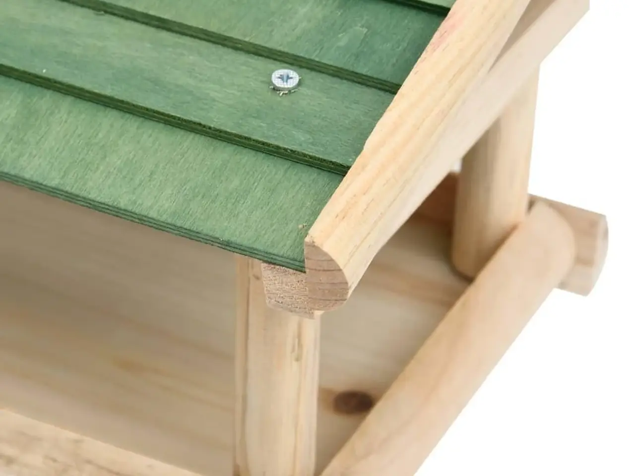 Billede 5 - Fuglefoderhus 35x29,5x21 cm massivt træ
