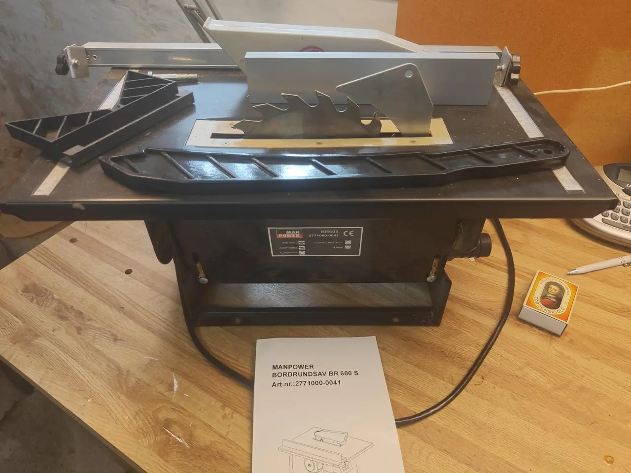 Billede 1 - Man Power BR600 S bordrundsav