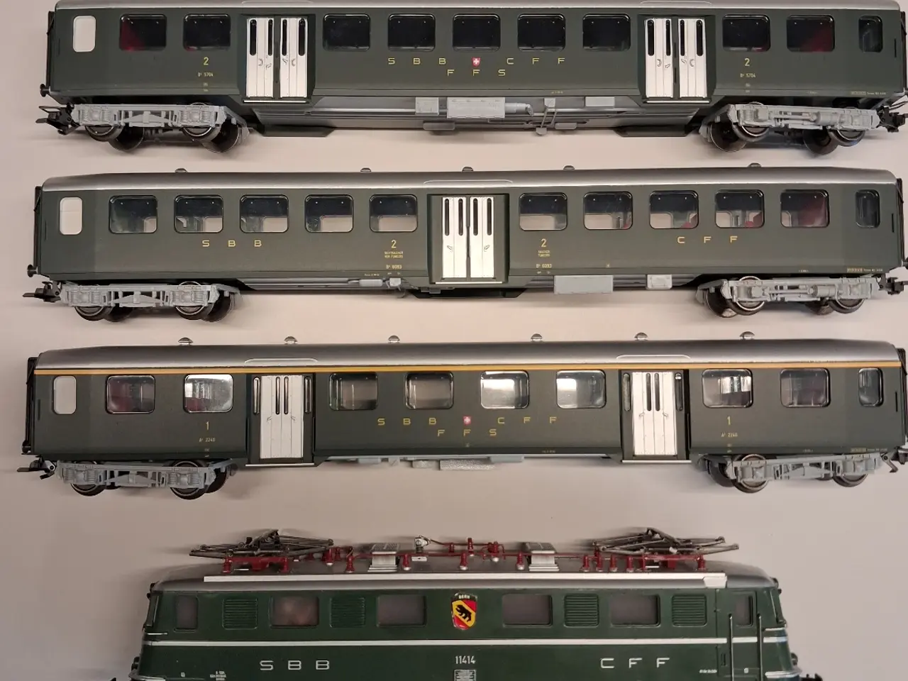 Billede 1 - Märklin H0 AC Svejtsisk togsæt