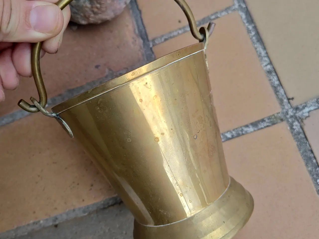 Billede 2 - Messing spand