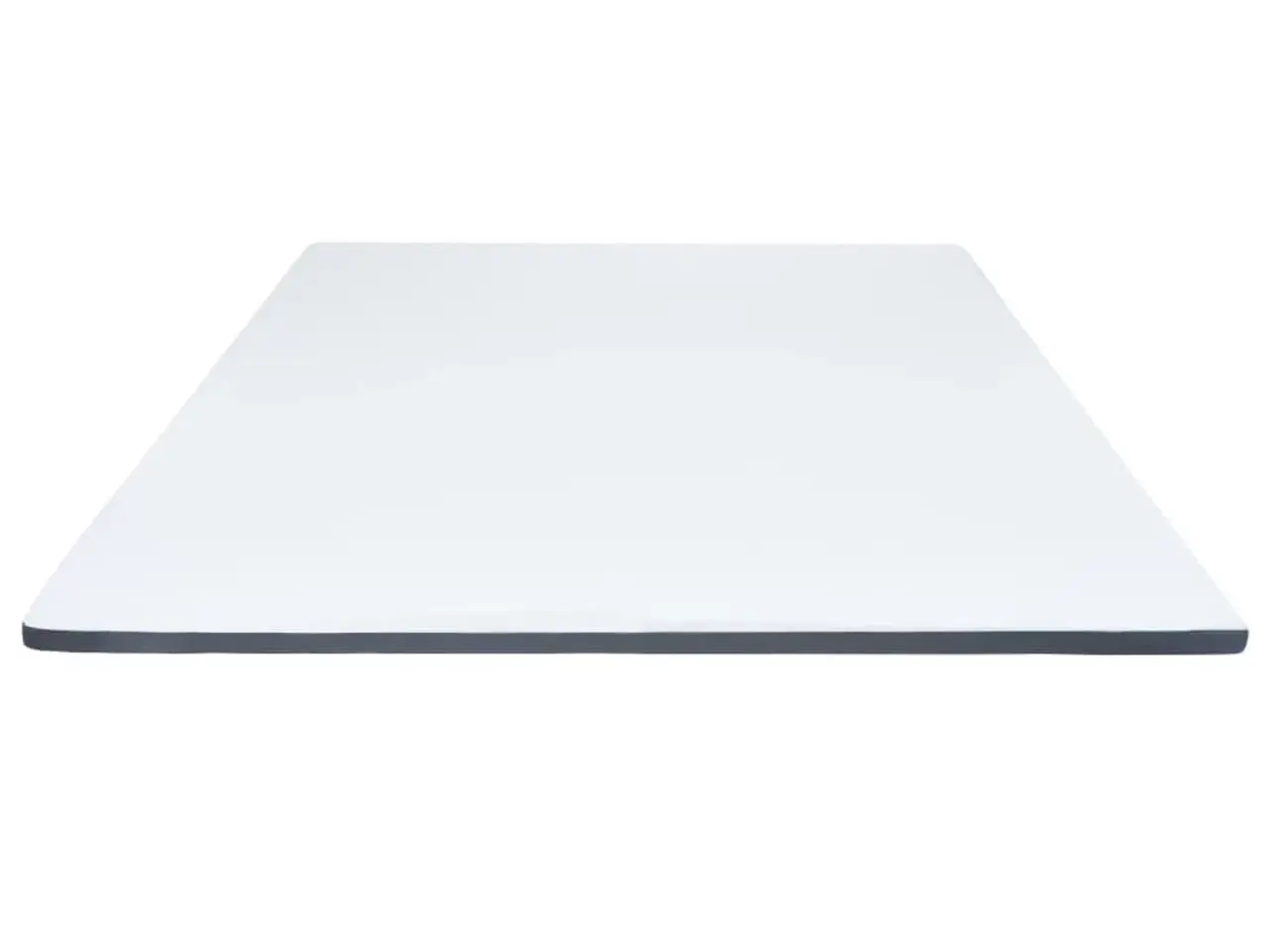 Billede 4 - Topmadras 200 x 180 x 5 cm medium blød - hvid/mørkegrå