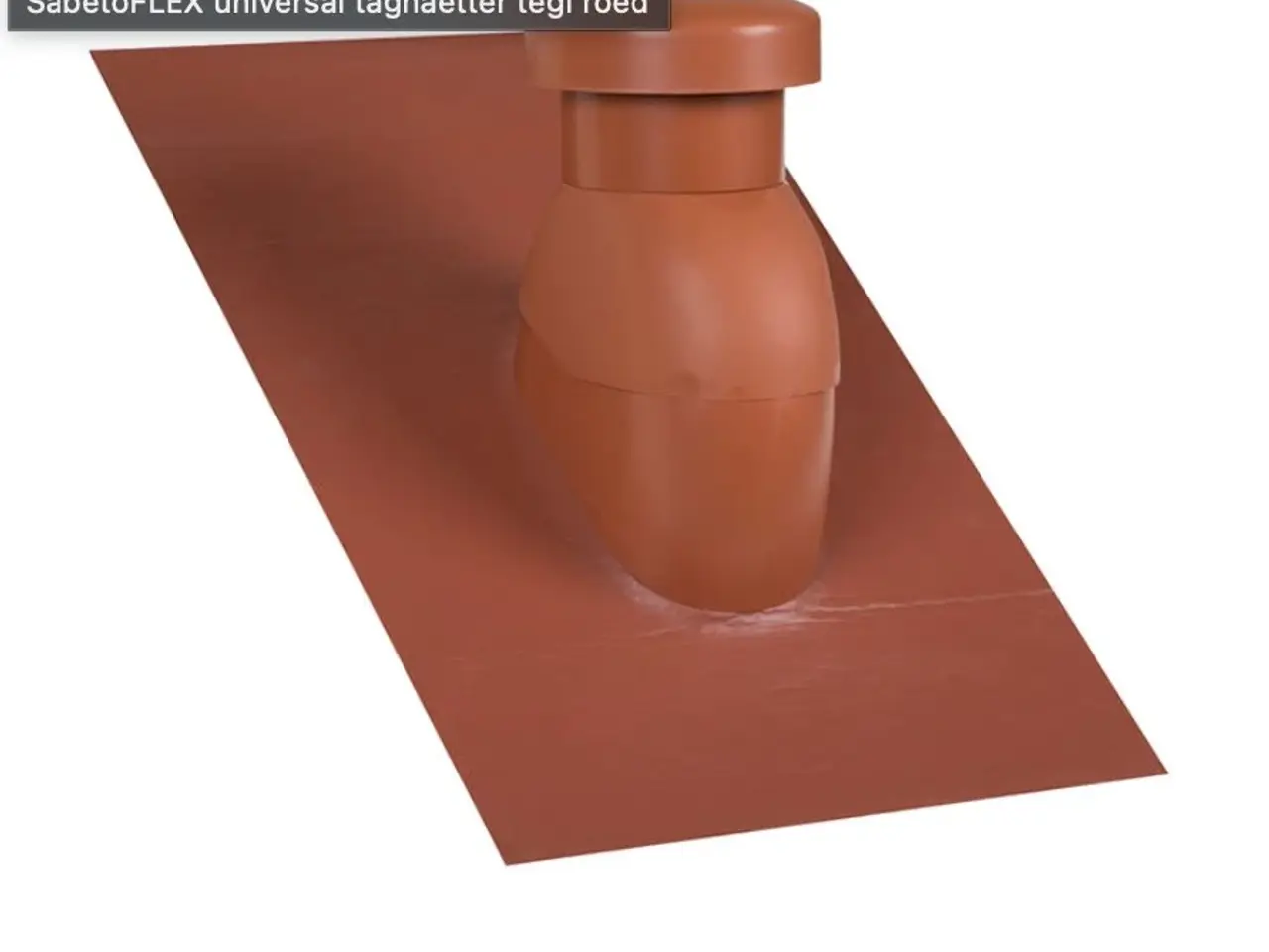 Billede 1 - SabetoFLEX Universal taghætter | Tegl  Ø 160 - Rød