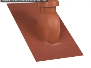SabetoFLEX Universal taghætter | Tegl Ø 160 - Rød