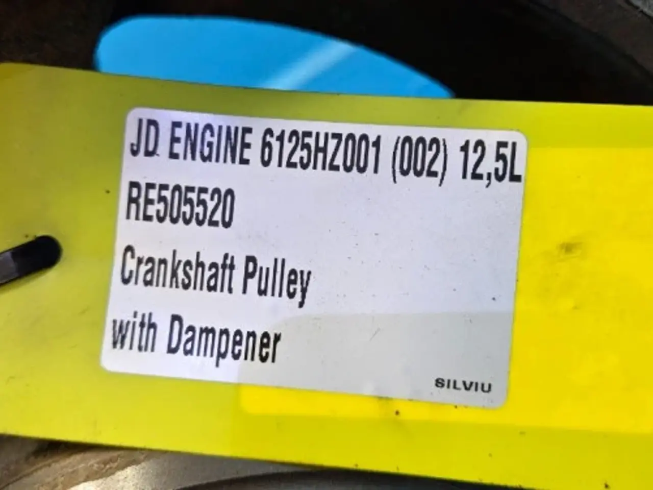 Billede 12 - John Deere 6125HZ001 Motorremskive RE505520