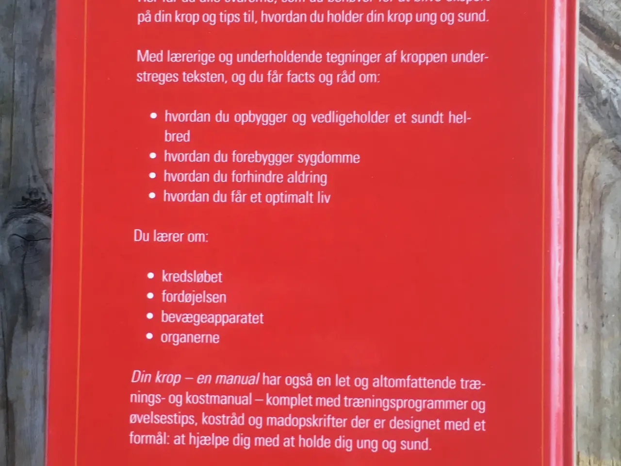 Billede 2 - Din krop - en manual, Michael F Roizen og Oz Roize