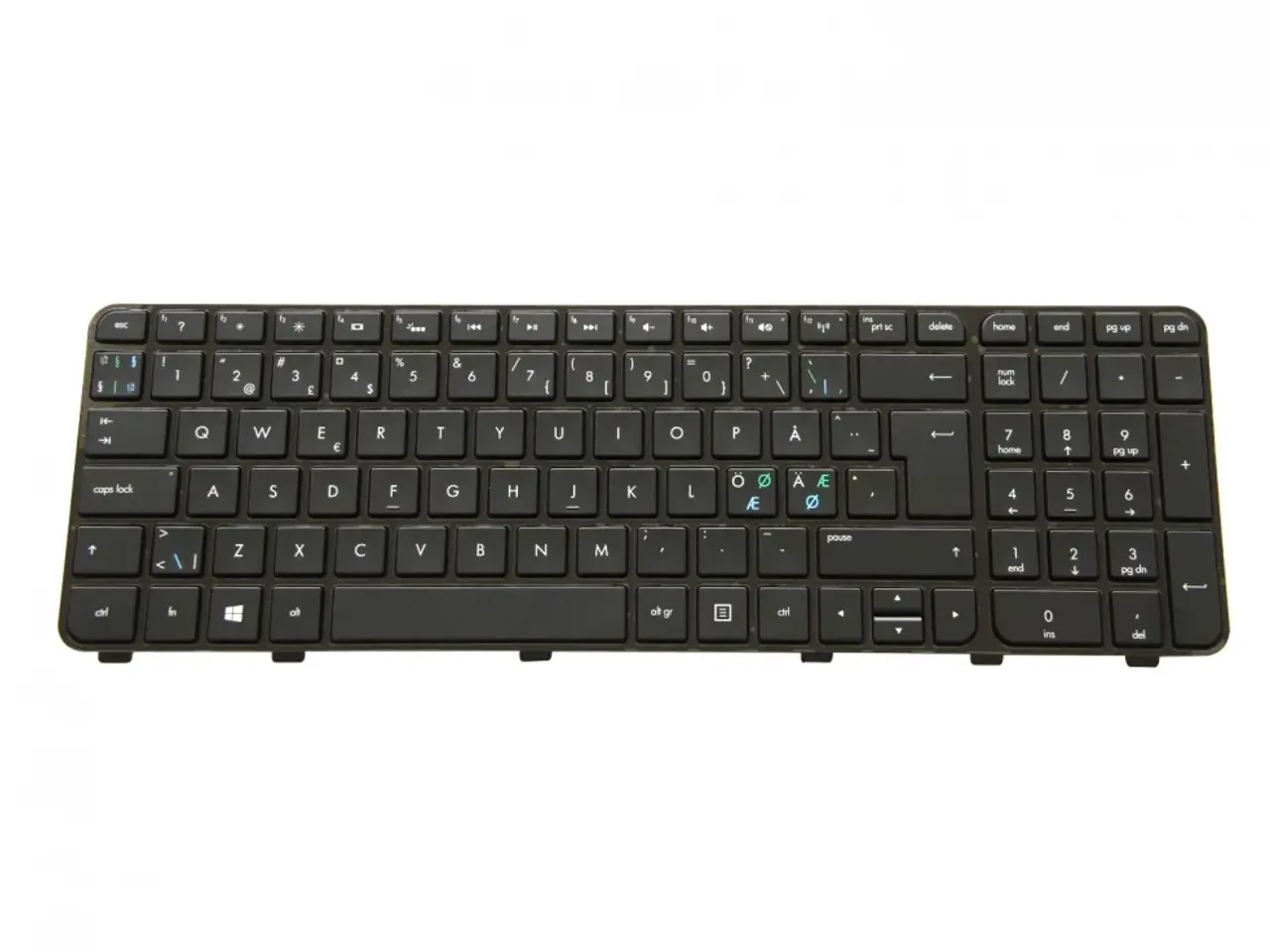 Billede 1 - HP Nordic Tastatur (DK, SE, NO) - Backlit