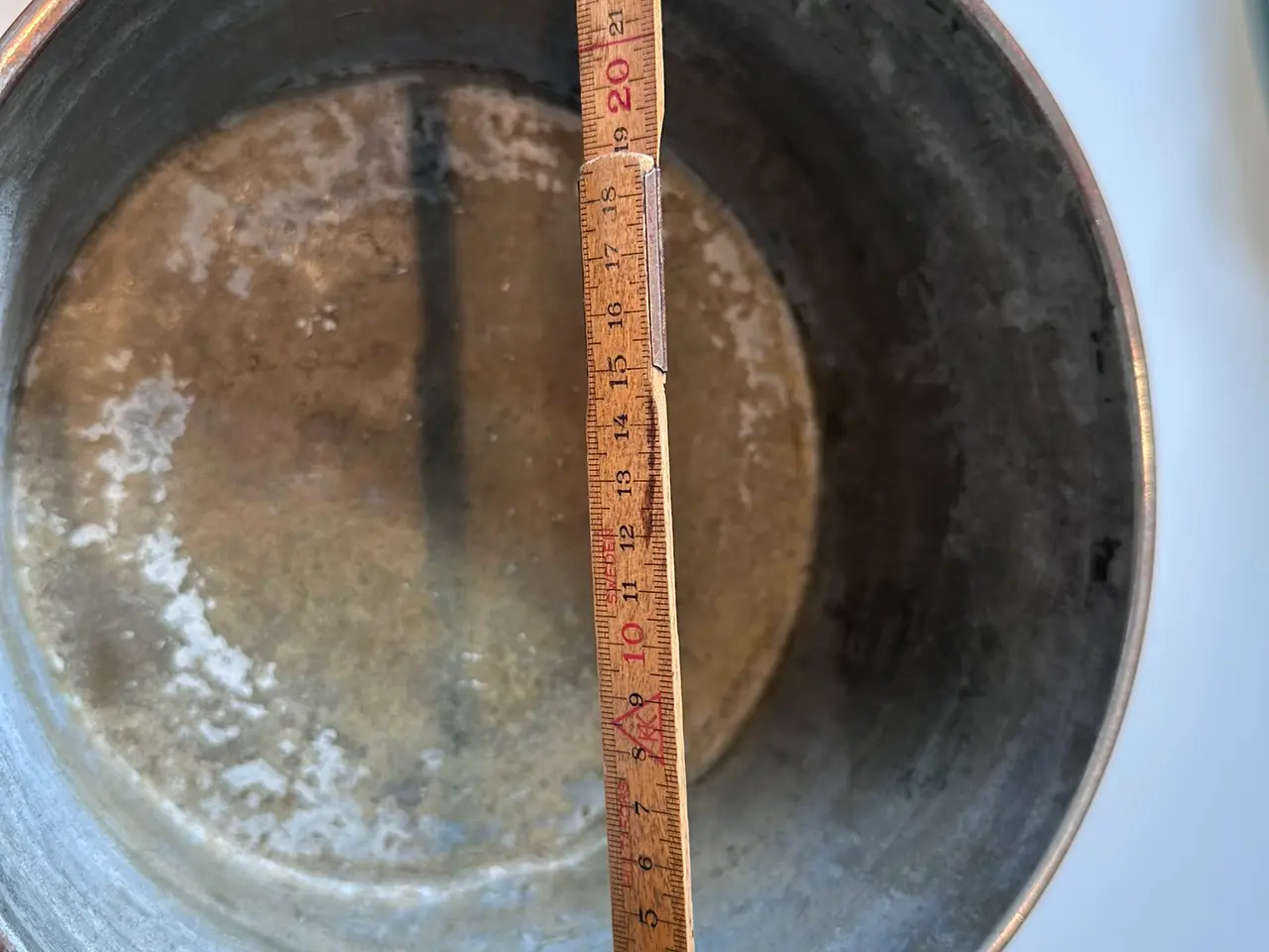 Billede 5 - Kobbergryde med håndtag på hele 5 liter.