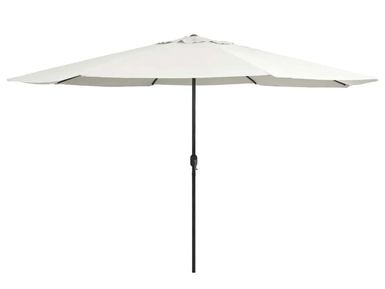Billede 1 - Parasol 390 cm med metalstang - sandfarvet