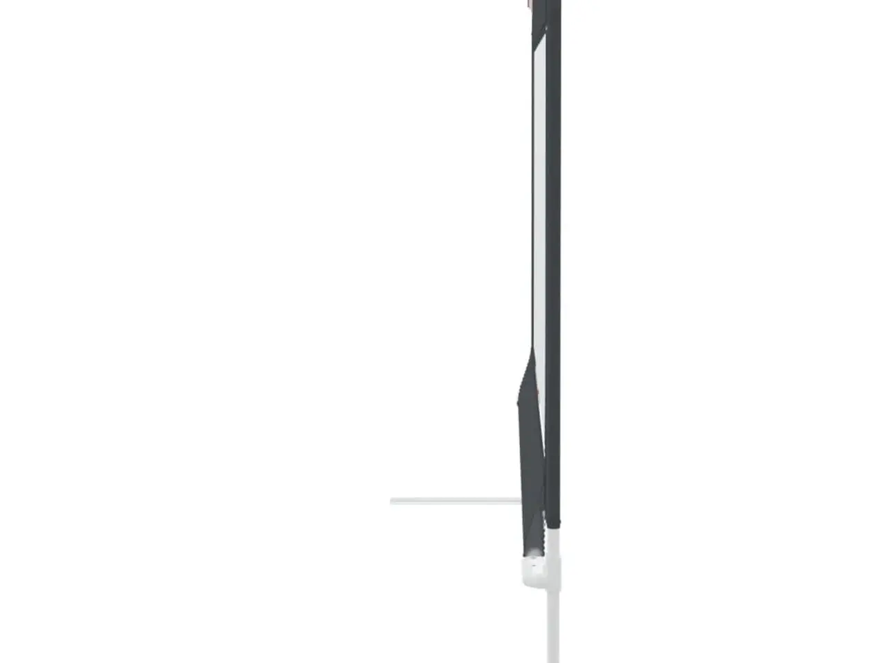 Billede 5 - Sengehest 180 x 25 cm mørkegrå stof til børneseng