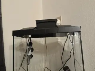 25 l. Akvarium og alt tilbehør