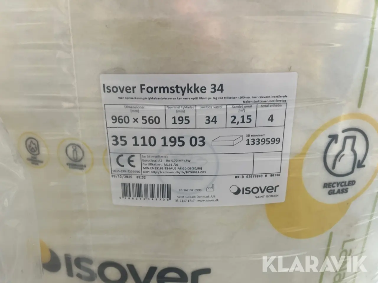 Billede 3 - Isolering Isover Saint-Gobain 25 styk