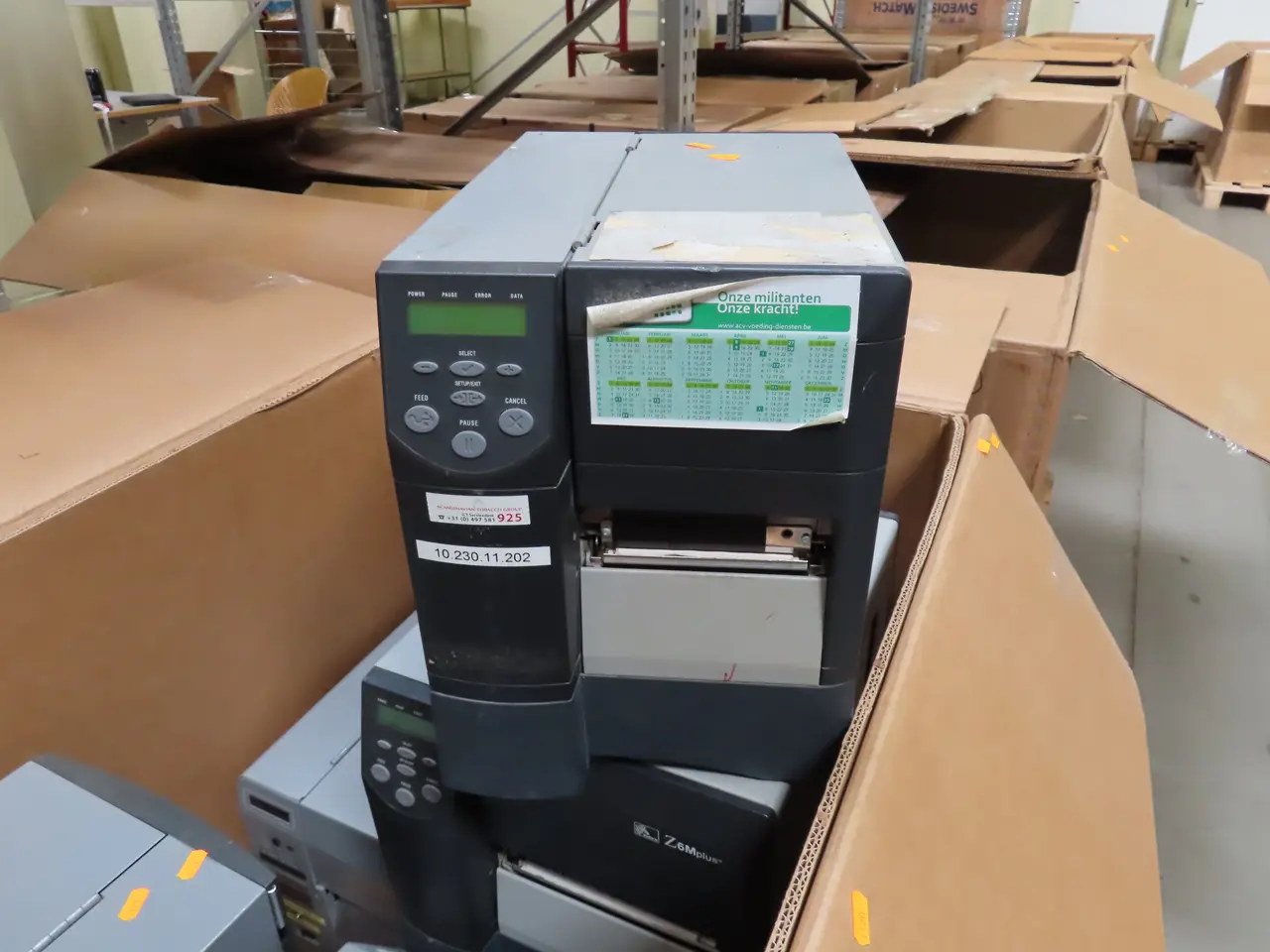Billede 1 - Thermal Transfer Label Printer ZEBRA Z4Mplus