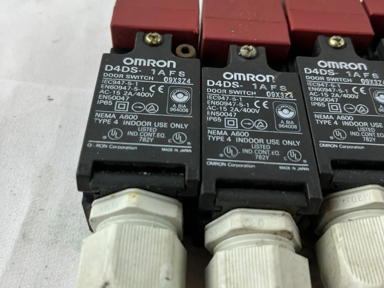 Billede 3 - parti 4x Omron D4DS-1AFS Safety Door Switches
