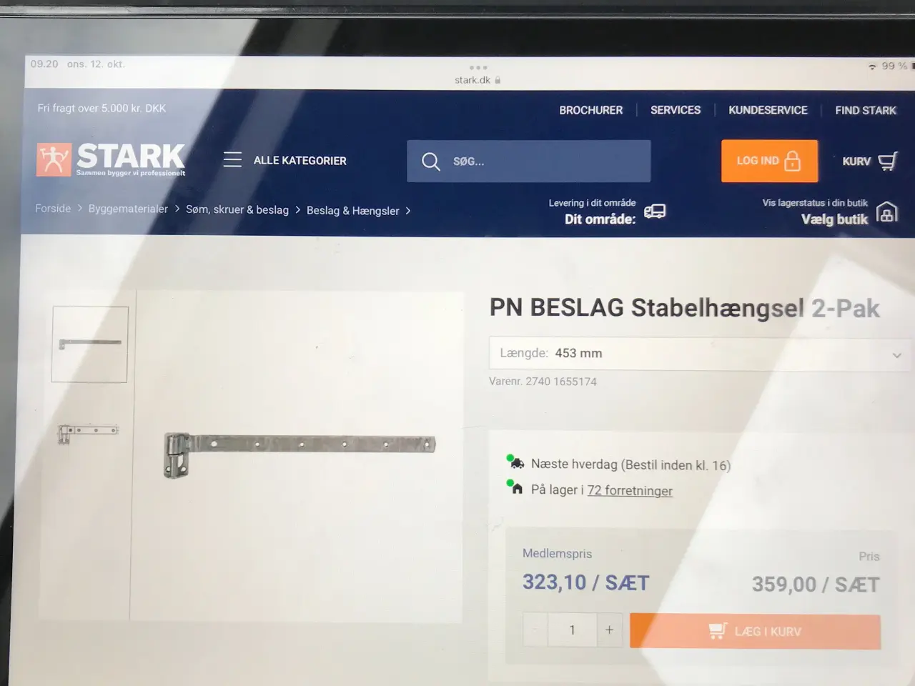 Billede 3 - PN stabelhængsel 2-pak