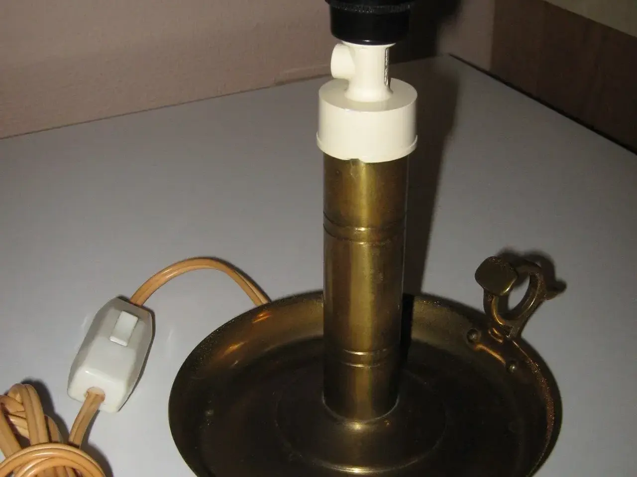 Billede 1 - Kammerstage - lampe i messing