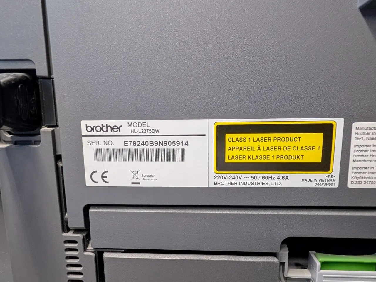 Billede 4 - Brother HL-L2375DW s/h laserprinter