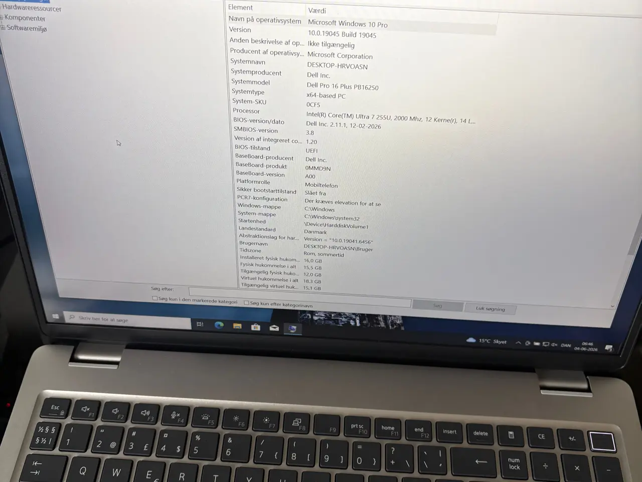 Billede 11 - Overskrift: Kraftig Dell Latitude 5530 (15,6") – i